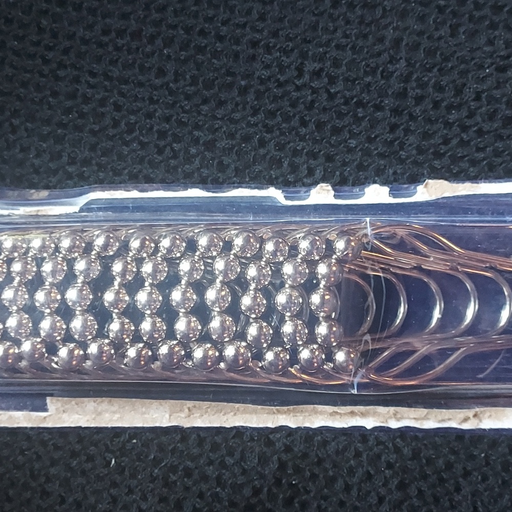 Shower curtin hooks.